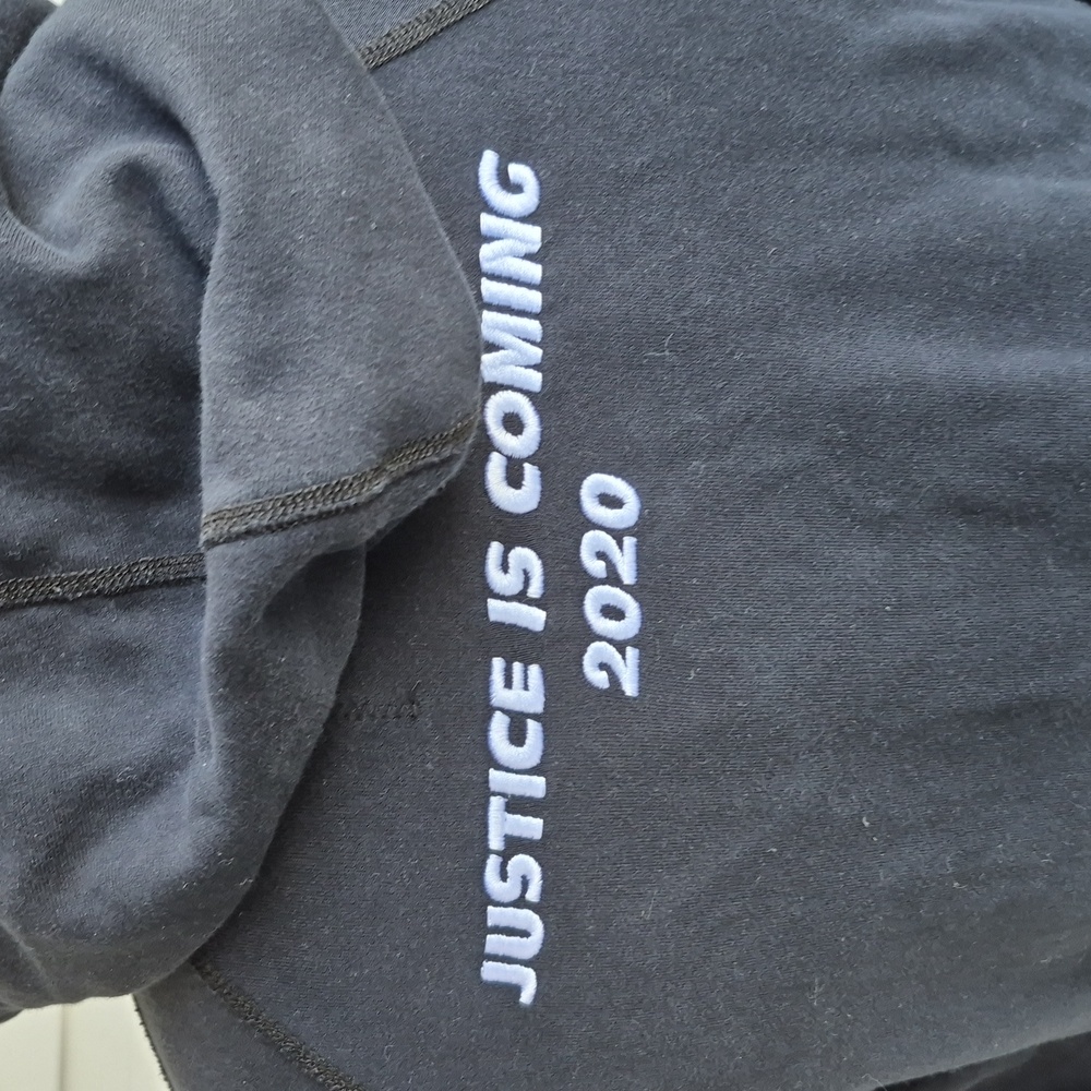 Reigning Champ Canada Solid Black Embroidered Cot… - image 6